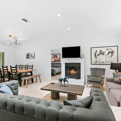 Modern 3BR Retreat with Pool + Patio Dining