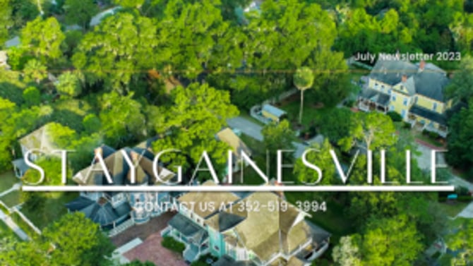 STAYGAINESVILLE JULY ’23 NEWSLETTER