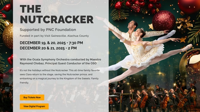 The Nutcracker: Dec 19-21 in Gainesville, FL- Get Your Tickets